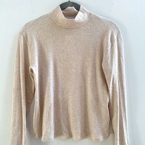 Splendid Eastsider 2x1 ribbed mockneck (oatmeal)